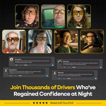 Last Day 50% OFF Night Vision Driving Glasses Norvantar