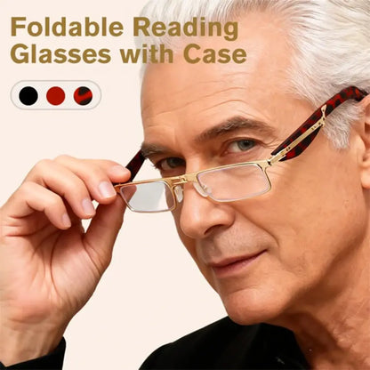 Foldable Anti-Blue Light Reading Glasses with Case Norvantar