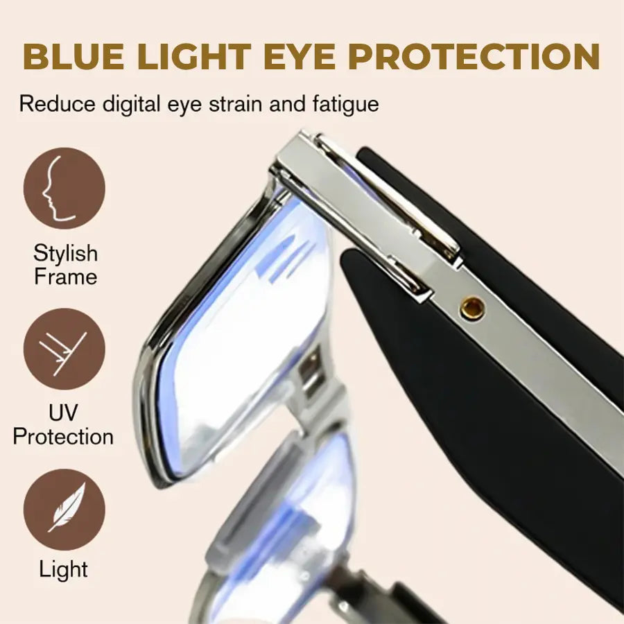 Foldable Anti-Blue Light Reading Glasses with Case Norvantar