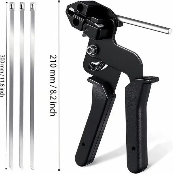🚚Free Shipping! 🔥304 Stainless Steel Zip Tie Kit | 4X Stronger Than Plastic Norvantar