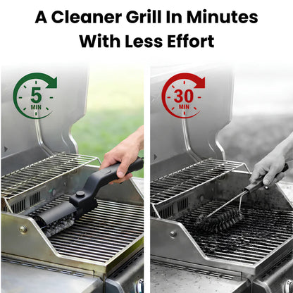 🔥60% OFF NOW! 🍖Cordless Electric BBQ Brush Cleaner – 🔋Rechargeable Grill Cleaner (FREE 2 Brush Heads & Gloves) Norvantar