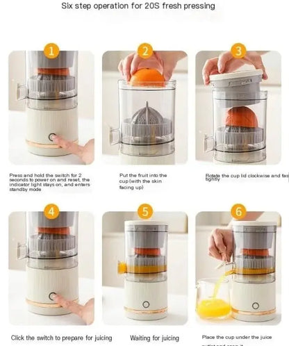🚚Free Shipping🔥2026 New Electric Lemon Juicer, Portable Rechargeable Juicer Machines with USB Cable Norvantar
