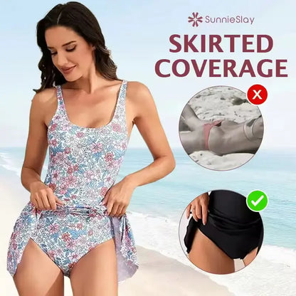 🏖️SunnieSlay - One-Piece Swimdress for Women with Tummy Control Norvantar