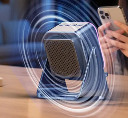 5-in-1 Induction Bluetooth Speaker Stand with RGB Ambient Light Norvantar