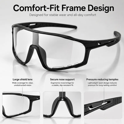 ☀️UV400 Photochromic Polarized Safety Glasses