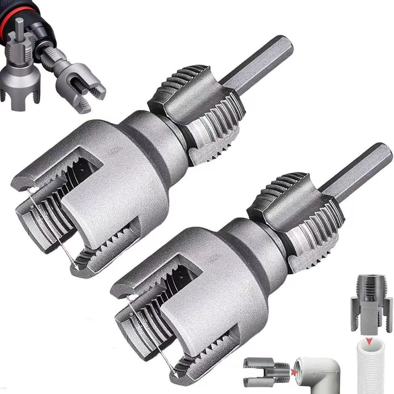 49% OFF 🔥Pipe Tapping and Threading Tool | Dual-Specification Compatible
