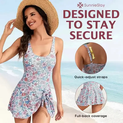 🏖️SunnieSlay - One-Piece Swimdress for Women with Tummy Control Norvantar