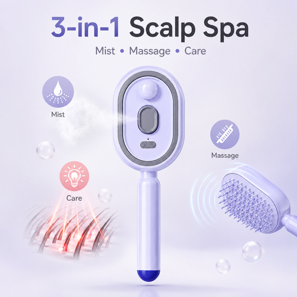 Electric Spray Air Cushion Massage Comb