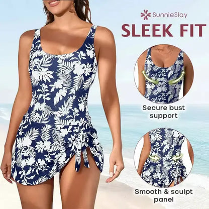 🏖️SunnieSlay - One-Piece Swimdress for Women with Tummy Control Norvantar