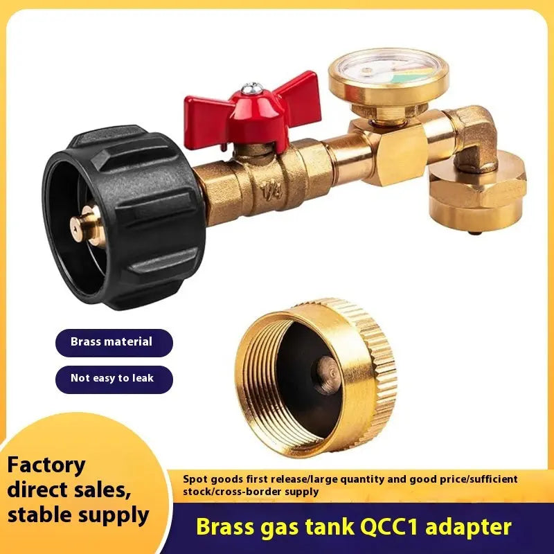 Propane Bottle Inflatable Connector With Luminous Strap Ball Valve Norvantar