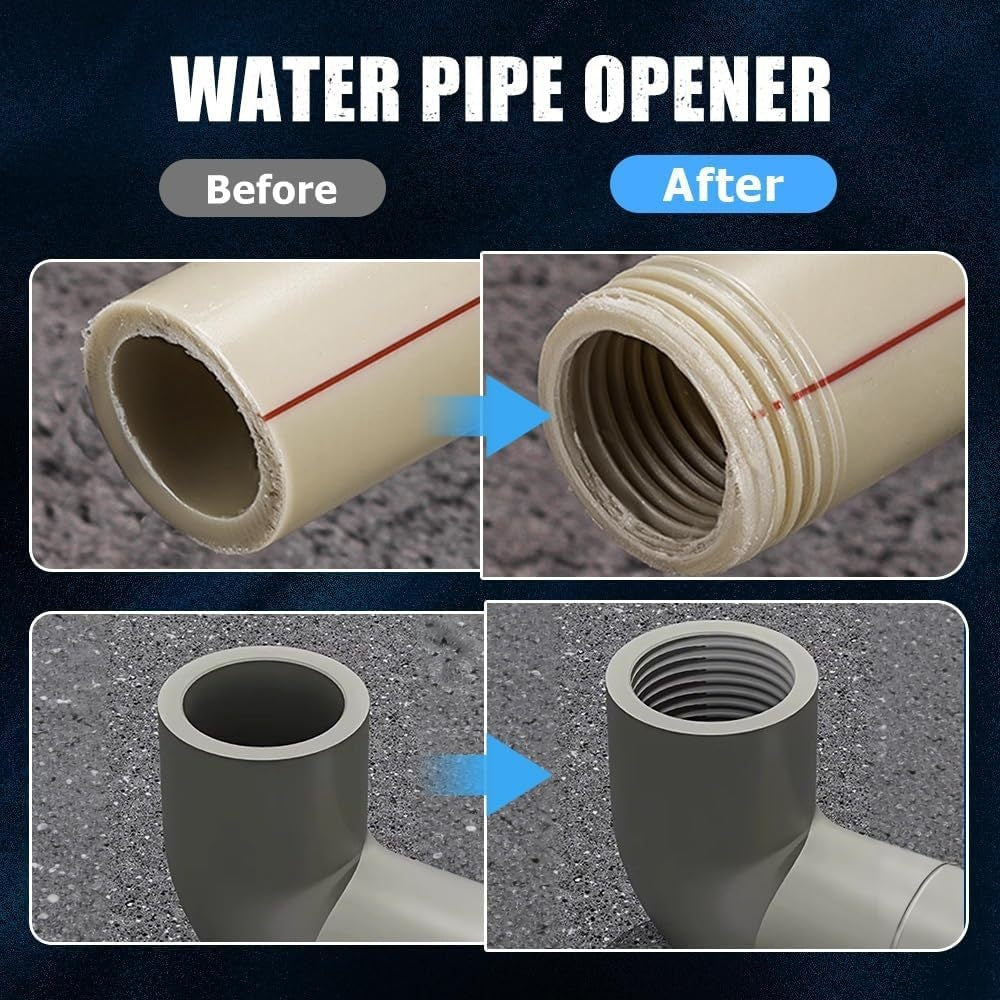 49% OFF 🔥Pipe Tapping and Threading Tool | Dual-Specification Compatible
