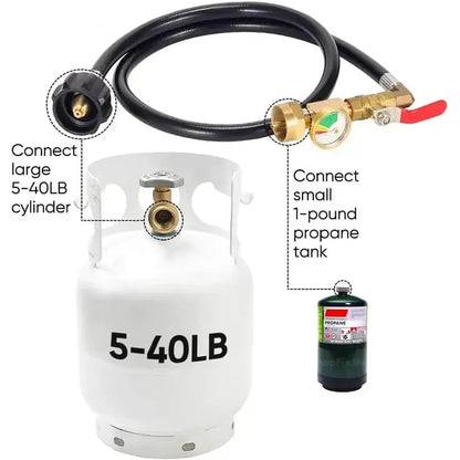 Propane Bottle Inflatable Connector With Luminous Strap Ball Valve Norvantar
