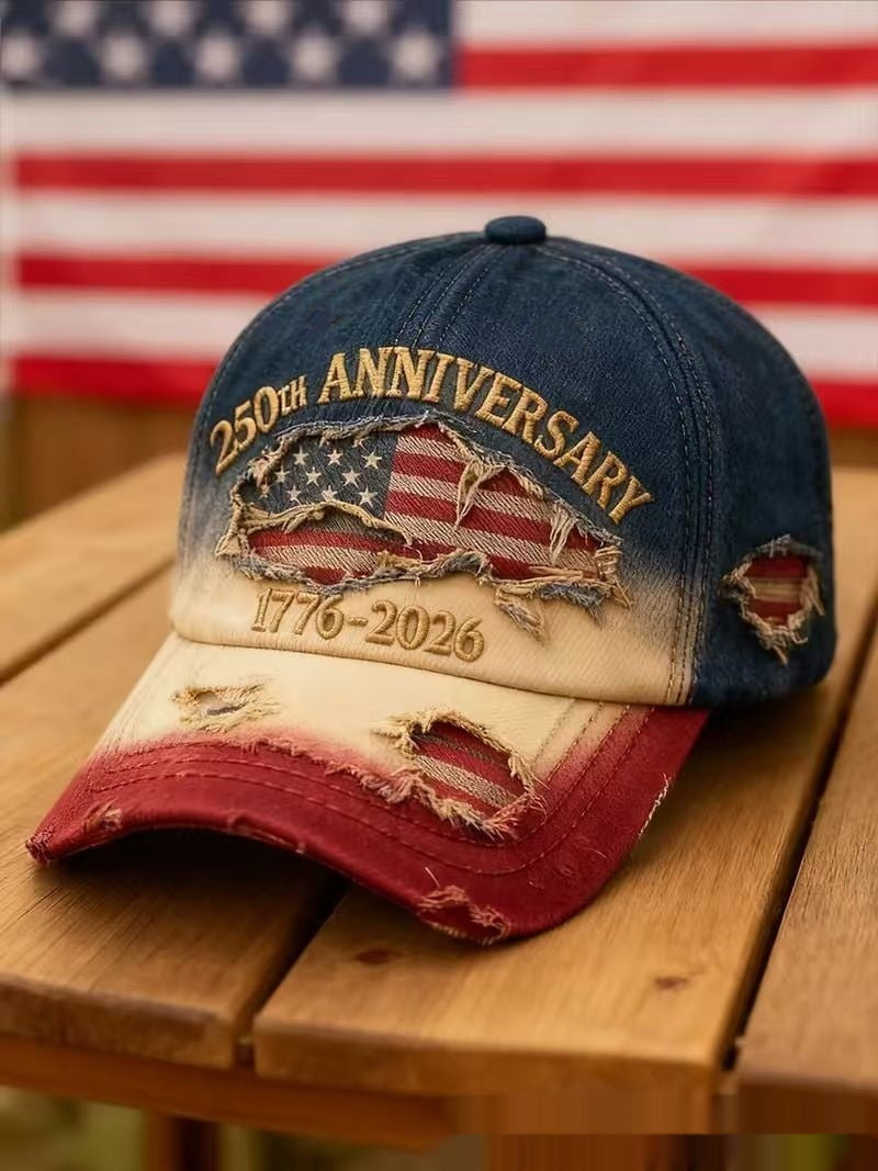 US 250th Anniversary Printed Casual Hat