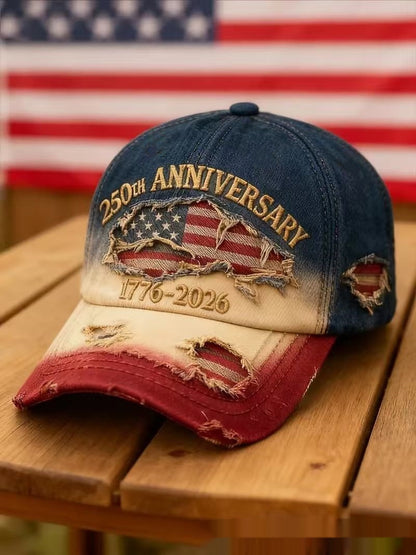 US 250th Anniversary Printed Casual Hat