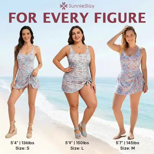 🏖️SunnieSlay - One-Piece Swimdress for Women with Tummy Control Norvantar