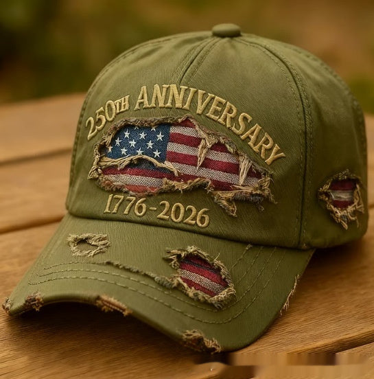 US 250th Anniversary Printed Casual Hat