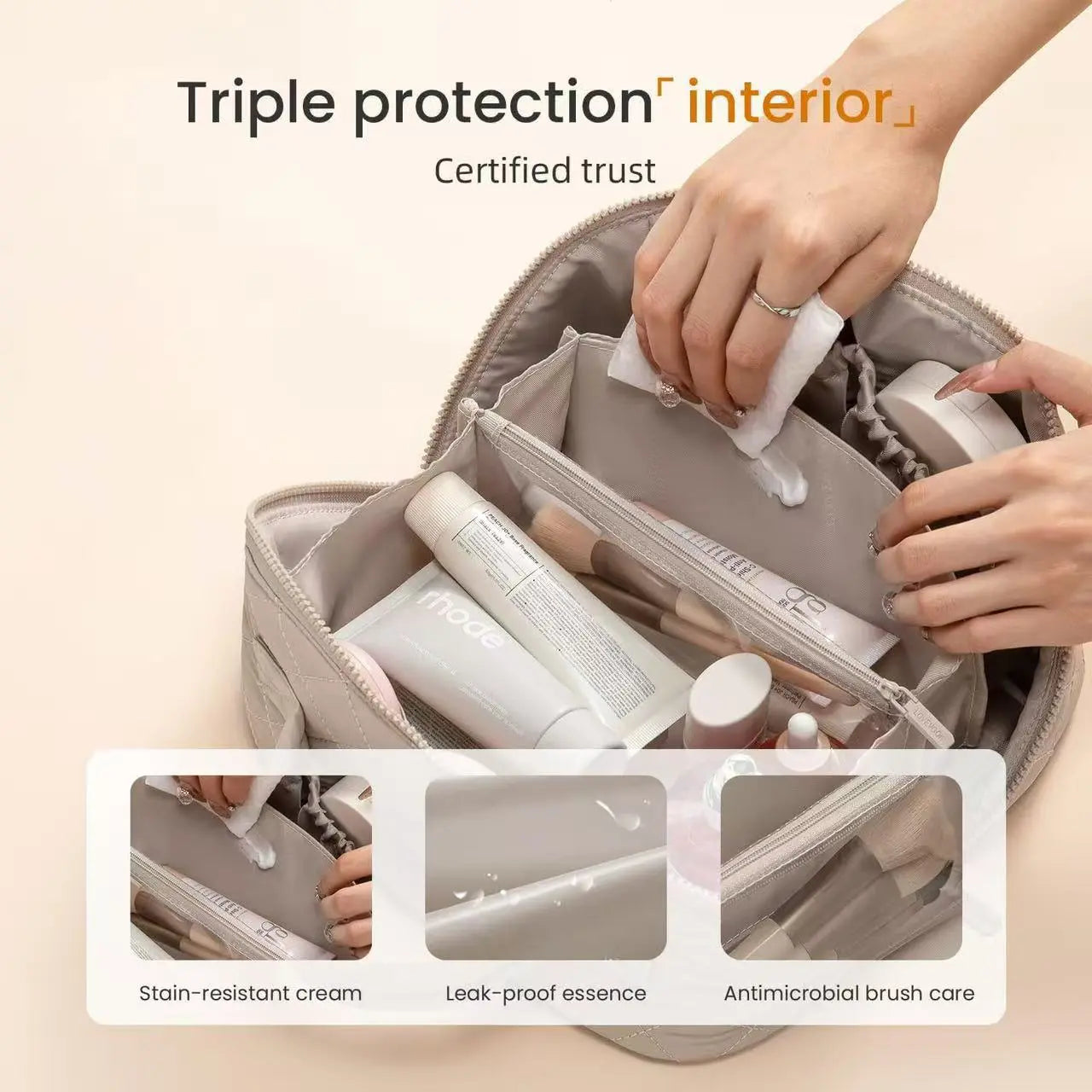 Last Day 49%OFF 🎉🎉Makeup Bag™ Travel Toiletry Bag for Women Norvantar
