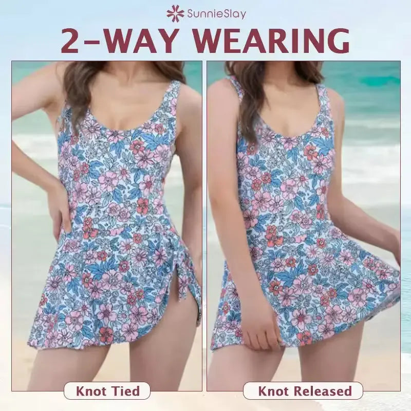 🏖️SunnieSlay - One-Piece Swimdress for Women with Tummy Control Norvantar