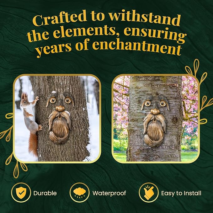 Tree Face Bird Feeder – Funny Outdoor Garden Decoration