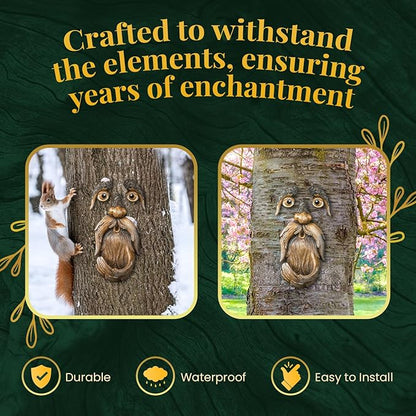 Tree Face Bird Feeder – Funny Outdoor Garden Decoration