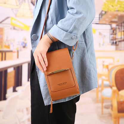 Elegant Touchscreen Crossbody Phone Wallet for Women