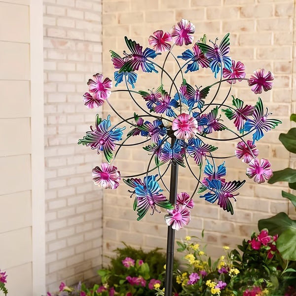 🌸 Spring Sale 40% OFF 💨 🎡 Solar-Powered Wind Spinner for Garden Norvantar