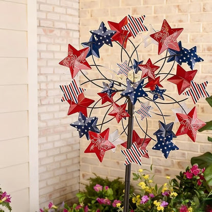 🌸 Spring Sale 40% OFF 💨 🎡 Solar-Powered Wind Spinner for Garden Norvantar
