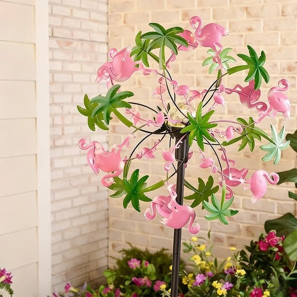 🌸 Spring Sale 40% OFF 💨 🎡 Solar-Powered Wind Spinner for Garden Norvantar
