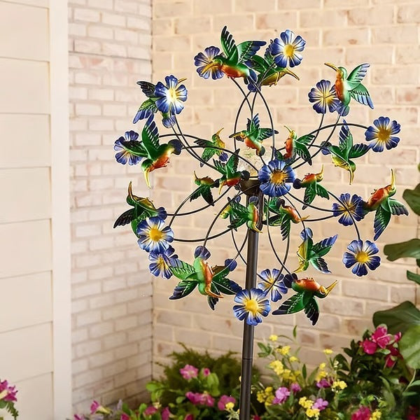 🌸 Spring Sale 40% OFF 💨 🎡 Solar-Powered Wind Spinner for Garden Norvantar