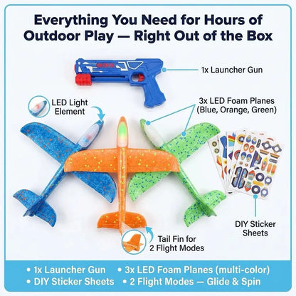 SkyBlast Airplane Launcher Toy Norvantar