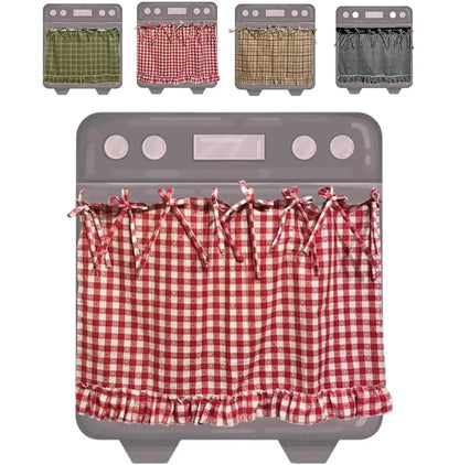 🧺 Handmade Oven Skirts | Farmhouse Kitchen Décor🔒 Heat-Resistant | 🎀 Effortless Install | ✨ Hide Clutter & Elevate Style Norvantar