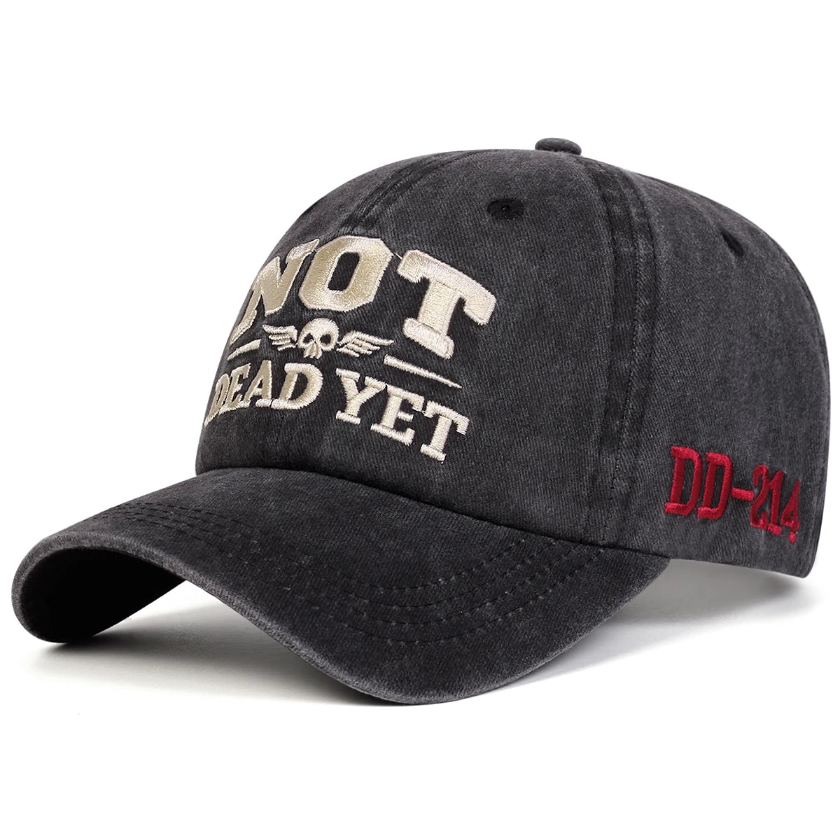 NOT DEAD YET Veteran Dad Hat Norvantar
