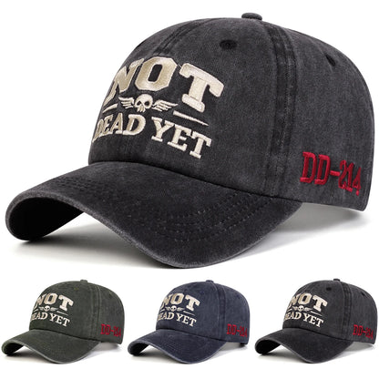 NOT DEAD YET Veteran Dad Hat Norvantar
