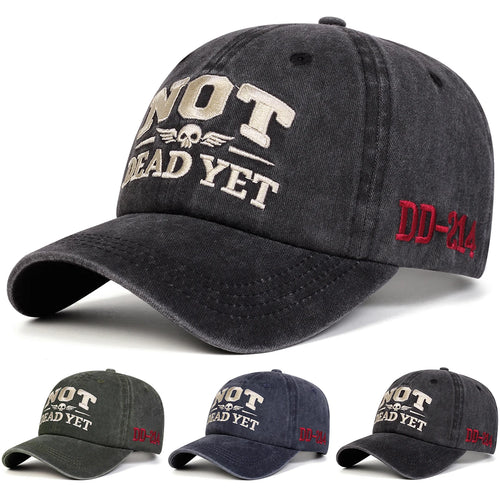 NOT DEAD YET Veteran Dad Hat Norvantar