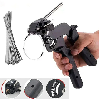 🚚Free Shipping! 🔥304 Stainless Steel Zip Tie Kit | 4X Stronger Than Plastic Norvantar