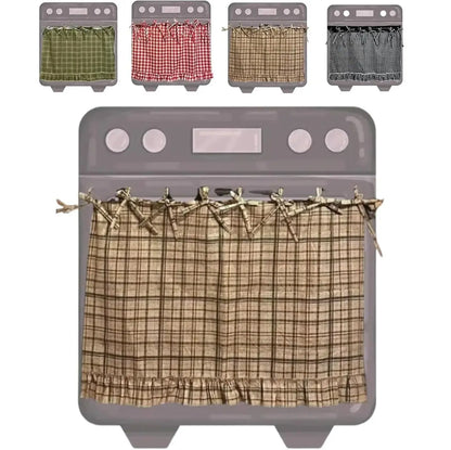 🧺 Handmade Oven Skirts | Farmhouse Kitchen Décor🔒 Heat-Resistant | 🎀 Effortless Install | ✨ Hide Clutter & Elevate Style Norvantar