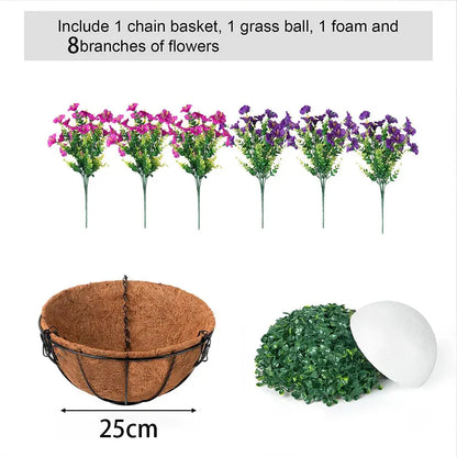 Last Day Promotion! 🔥Simulated Hanging Flower Basket🌸 Norvantar