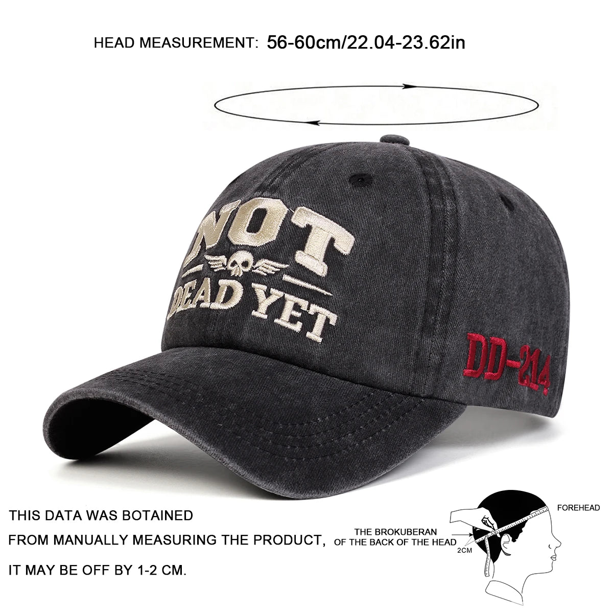NOT DEAD YET Veteran Dad Hat Norvantar