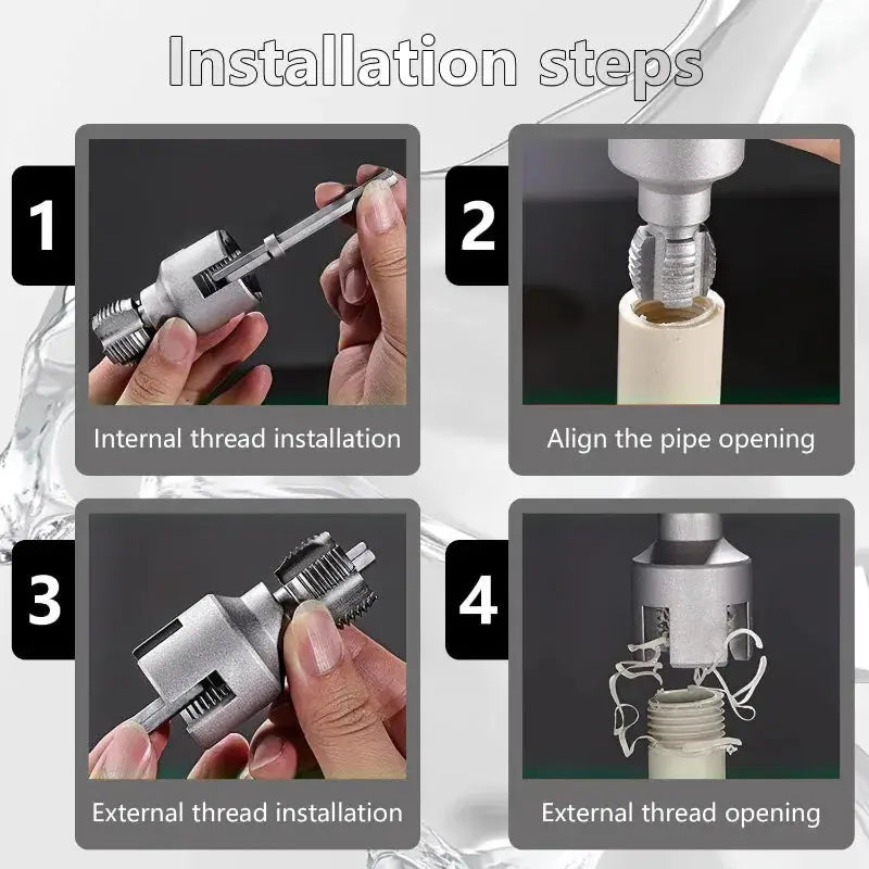 49% OFF 🔥Pipe Tapping and Threading Tool | Trio-Specification Compatible - Norvantar