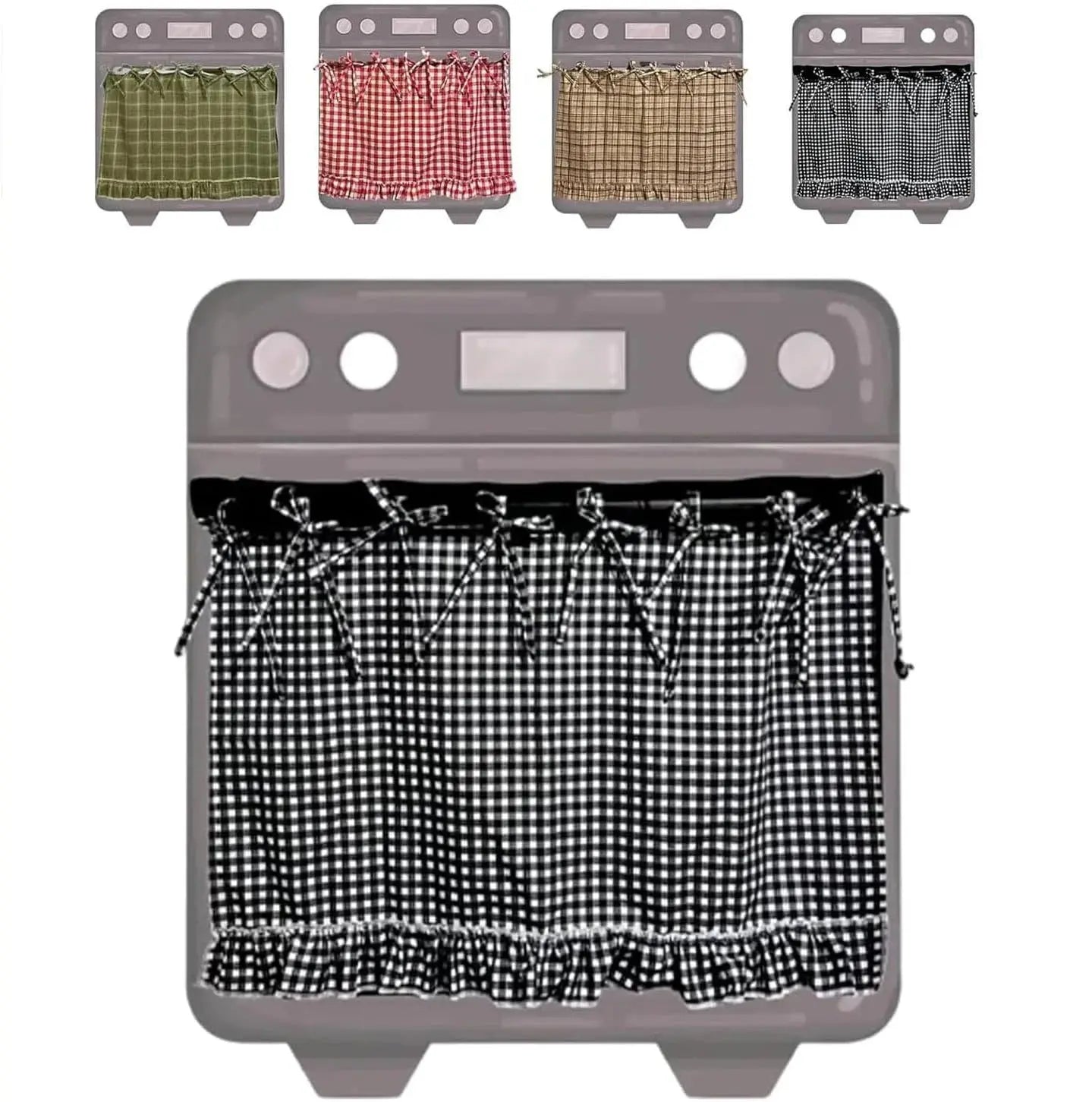 🧺 Handmade Oven Skirts | Farmhouse Kitchen Décor🔒 Heat-Resistant | 🎀 Effortless Install | ✨ Hide Clutter & Elevate Style Norvantar