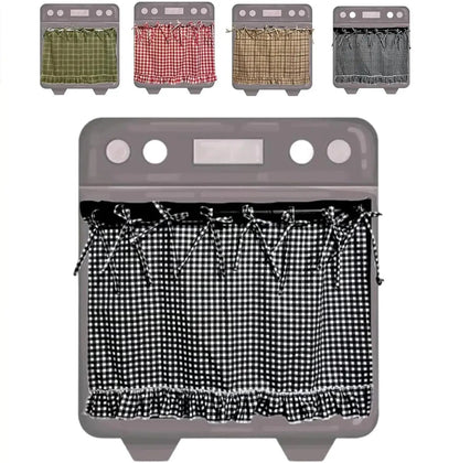 🧺 Handmade Oven Skirts | Farmhouse Kitchen Décor🔒 Heat-Resistant | 🎀 Effortless Install | ✨ Hide Clutter & Elevate Style Norvantar
