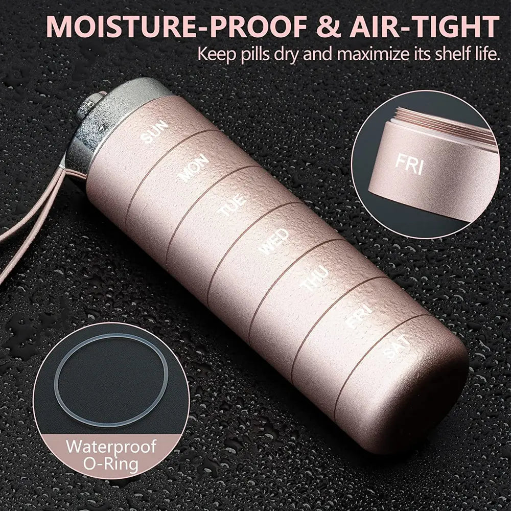 🚀 LIMITED OFFER 50% OFF – Shop Now! 🧳💊Metal Travel Pill Organizer Norvantar