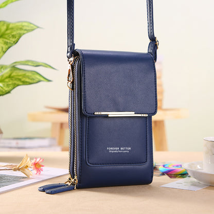 Elegant Touchscreen Crossbody Phone Wallet for Women