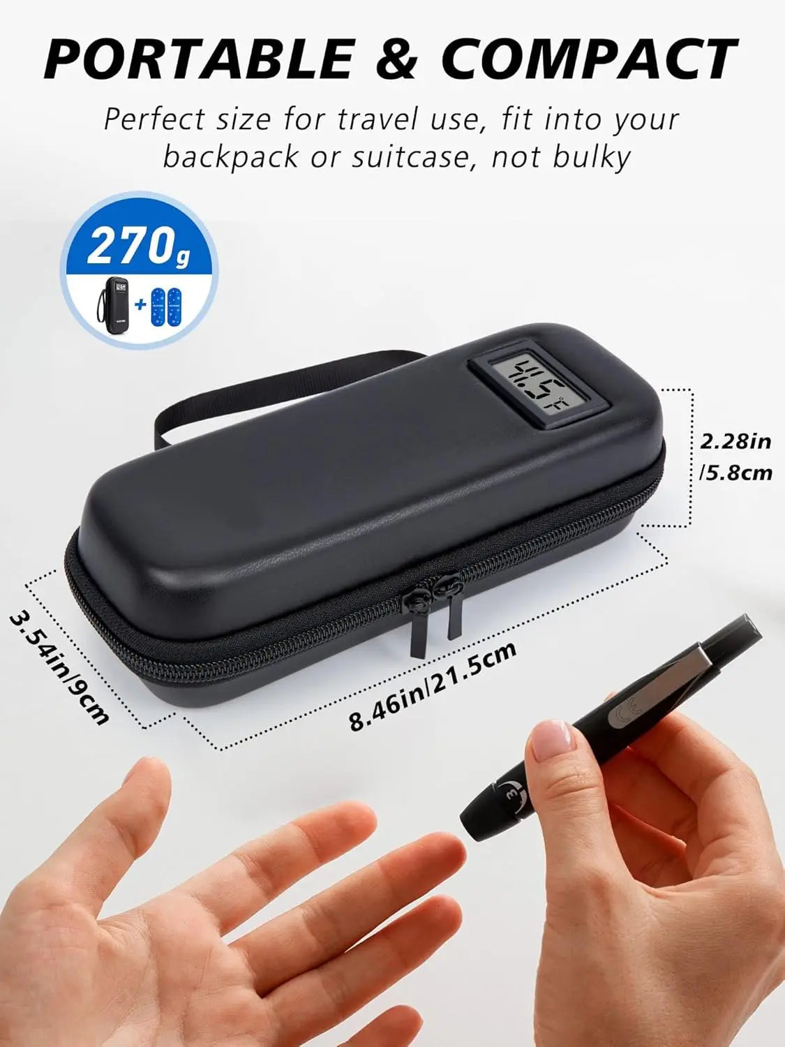 🩺Insulin Cooler Travel Case with Temperature Display Norvantar
