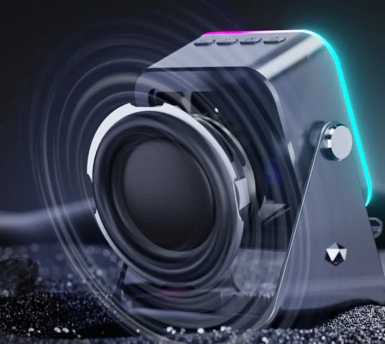 5-in-1 Induction Bluetooth Speaker Stand with RGB Ambient Light Norvantar