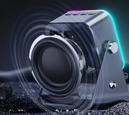 5-in-1 Induction Bluetooth Speaker Stand with RGB Ambient Light Norvantar