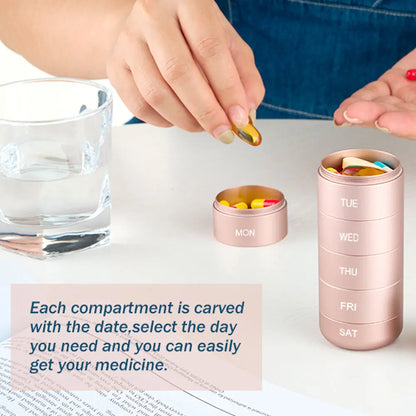 🚀 LIMITED OFFER 50% OFF – Shop Now! 🧳💊Metal Travel Pill Organizer Norvantar