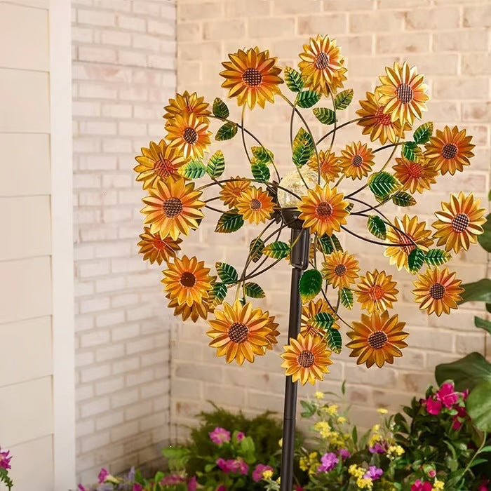 🌸 Spring Sale 40% OFF 💨 🎡 Solar-Powered Wind Spinner for Garden Norvantar