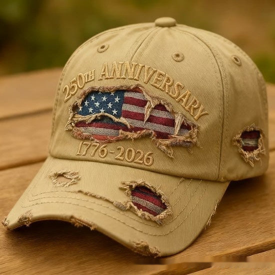 US 250th Anniversary Printed Casual Hat