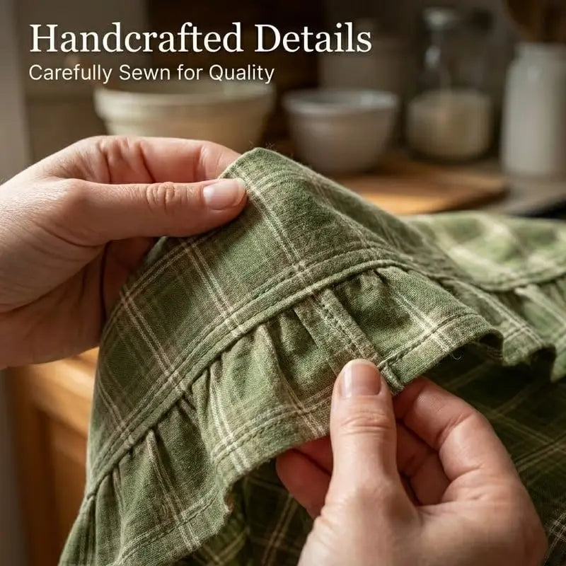 🧺 Handmade Oven Skirts | Farmhouse Kitchen Décor🔒 Heat-Resistant | 🎀 Effortless Install | ✨ Hide Clutter & Elevate Style Norvantar
